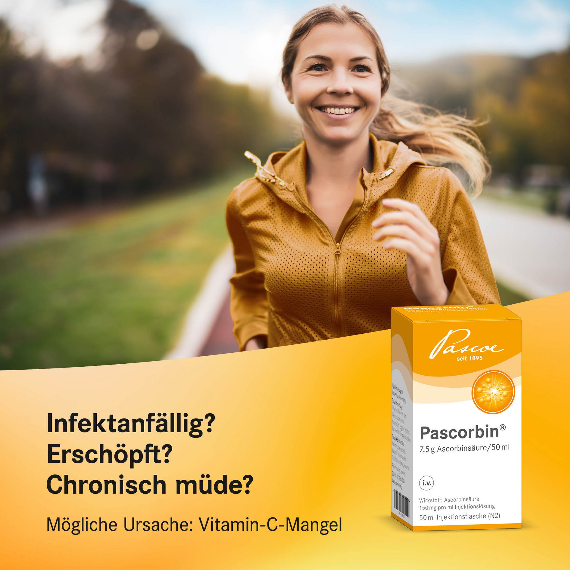Pascorbin Key Visual - Hochdosis Vitamin C